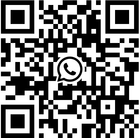 WhatsApp contact QR code supplied in the ministry presentation
